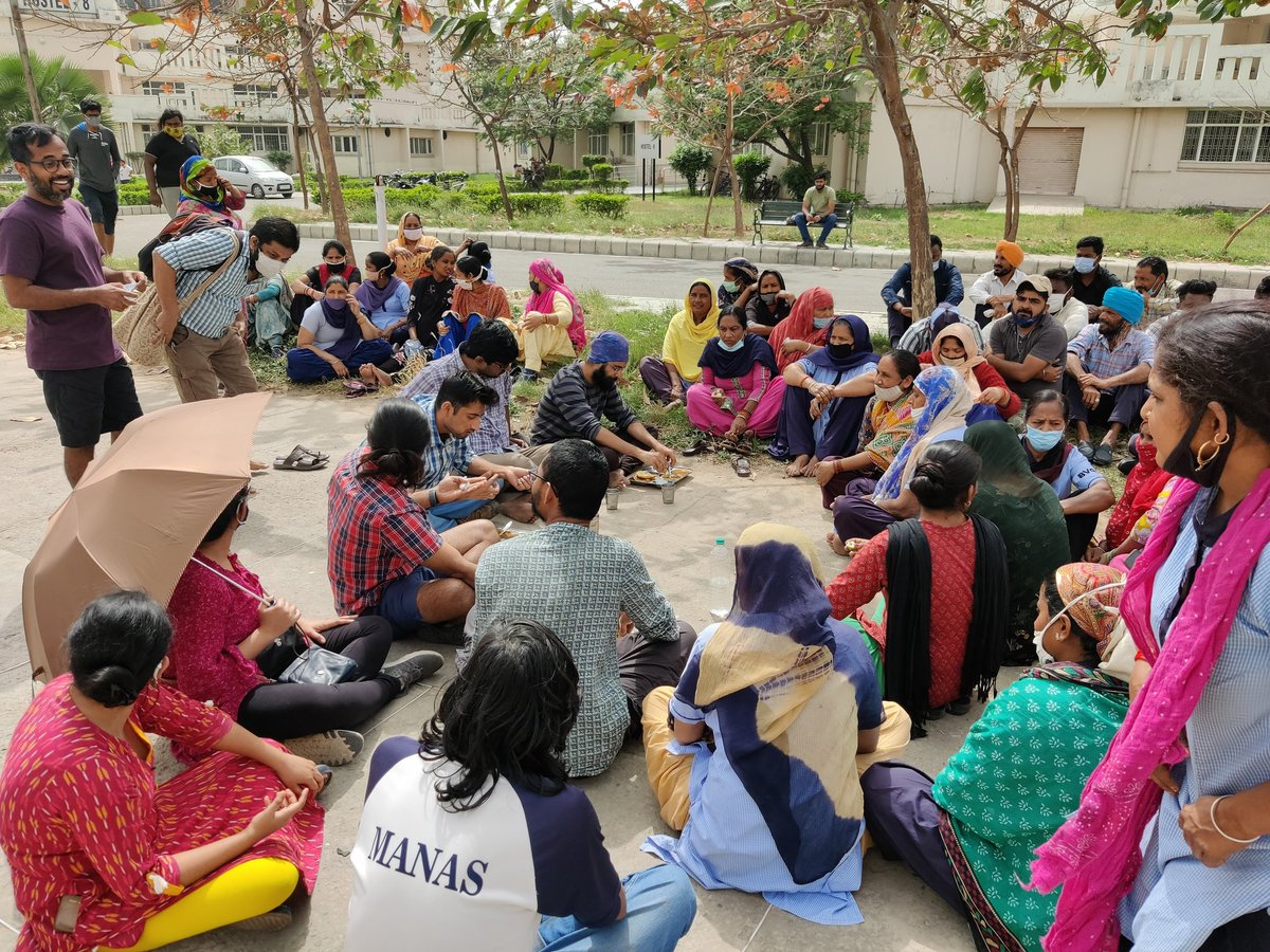 Jaxy_Quantum's tweet image. Students of @IiserMohali in support of #workersprotest. Come and join us for lunch at basketball court to show support for the ongoing protest.
#rojgardo #workersunion @iisermalumni