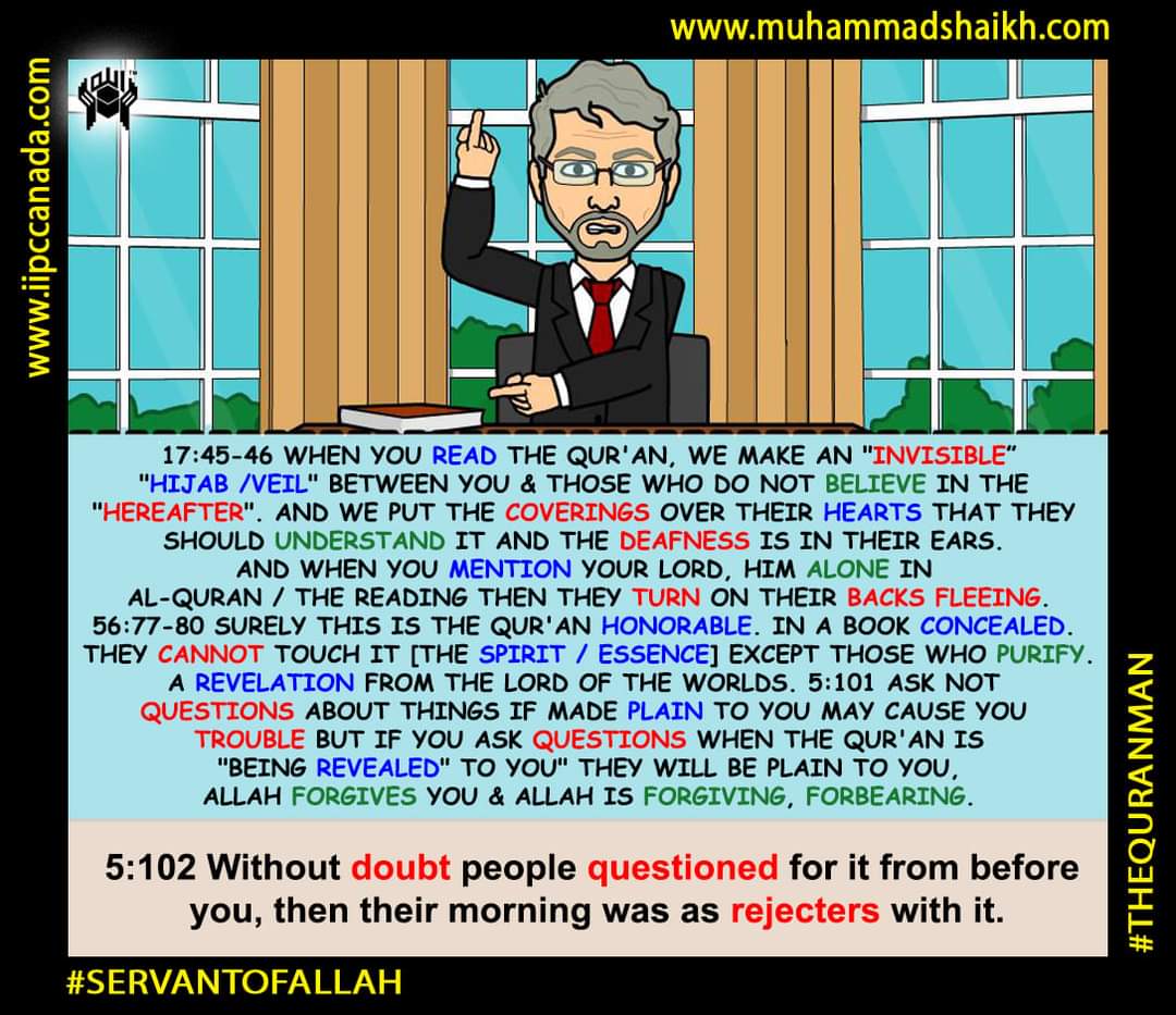 Mamoon_Hameed's tweet photo. Why people can't understand Quran/Reading of the #BookOfAllah?👇👇👇
https://t.co/T9f71Omivo

#MohammadShaikh #ServantOfAllah #TheQuranMan via #QuranSays about.
#AcademicTwitter #AstraZeneca #books #ArrestLaanatiWasimRizvi #antisvslarries #SUPERJUNIOR #Patriots #Covid_19 #cukur https://t.co/MkH6xCkiYa
