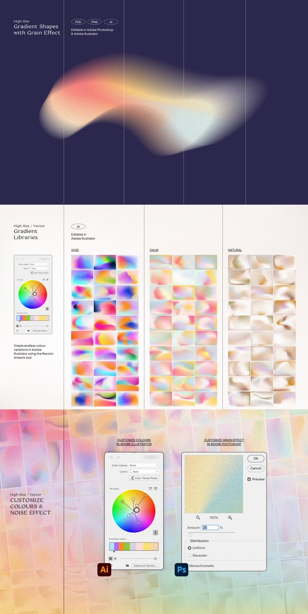 sparrowandsnow's tweet photo. NEW! Angeles – Retro Gradients &amp; Shapes ⚡️
https://t.co/hGU6Rc2JAL https://t.co/BFfWuEe7ZW