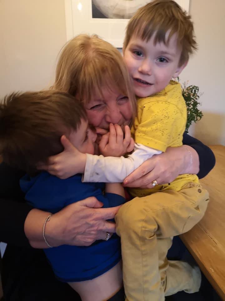 Cherish4You's tweet photo. A year ago today. Apart from my husband, the last hug I had since lockdown was this energetic double squeeze from a visit to my little godsons. #missinghugs #TuesdayFeeling https://t.co/d8SUBoESbo