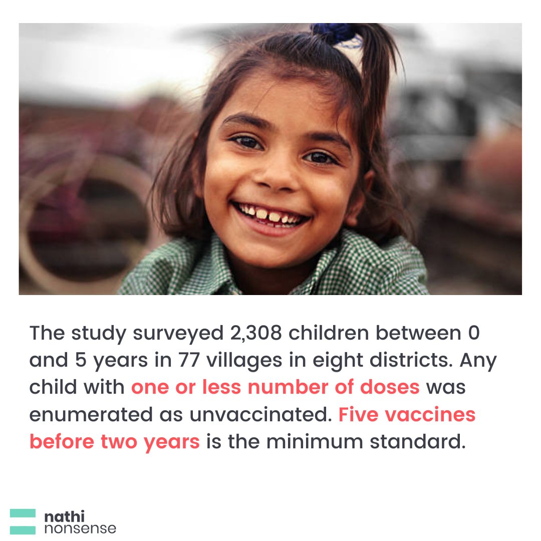nathinonsense's tweet photo. Today's fact check tells you how a study conducted by a Seattle based NGO found that 1 in 5 Dalit children in rural Gujarat didn't get the polio vaccine.
.
.
.
#vaccine #polio #dalit #untouchability #ngo #study #rural #urban #disease #fact #factcheck #NathiNonsense #NN https://t.co/dhNkx2JexF