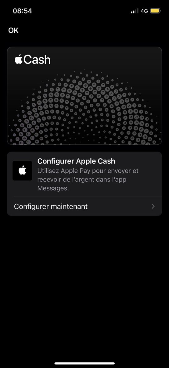 J3SSYG6's tweet image. Apple cash en France ??? #Apple #iOS145Beta4 sur iOS 14 bêta 5