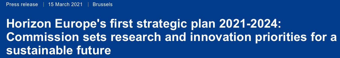 InspireAlliance's tweet photo. Horizon Europe: Strategic Plan 2021-24 has now been published!

https://t.co/FHxFF0eJsn https://t.co/dyI0bIDwNs