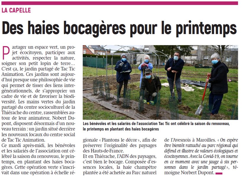 CambierGuislain's tweet photo. 🌳plan arbre🌳

Avec #Plantonsledécor d’#ENRx et les #PNR, le @PNRAvesnois, avec le soutien des #hautsdefrance, intervient en #Thiérache  pour la plantation de haies 🌳🌳🌳 en jardin partagé : biodiversité 🐝🦔, cadre de vie et lien inter-générationnel 👴🏻👧🏼 https://t.co/fk8JrIgTjY