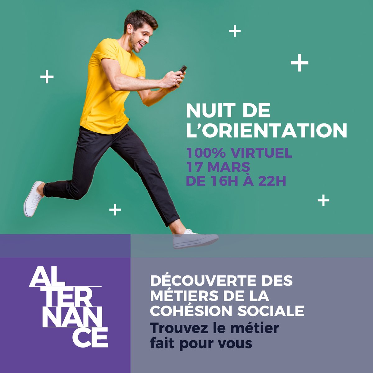 uniformation_'s tweet photo. Nuit de l’#Orientation | Ce mercredi 17 mars, de 16h à 22h, c'est aux côtés de la @CciVienne qu'Uniformation se mobilise. Découvrez des #métiers qui ont du sens tels qu’Employé à #domicile, #Animateur petite enfance,... 👉Inscrivez-vous par ici : https://t.co/3tb10pYAd2 https://t.co/weyDTewXHZ