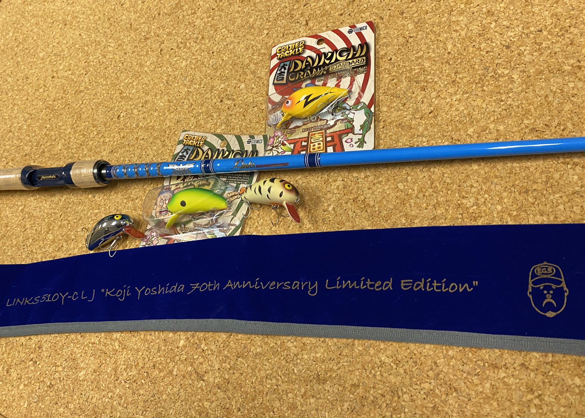 Tiemco Fun Games 本日はプロスタッフの吉田幸二氏70歳のお誕生日 日本初のバスプロとして長年にわたり弊社と歩みを共にしてきた吉田氏の70歳アニバーサリーとして リンクス 510y Clj Koji Yoshida 70th Anniversary Limited Edition が4月に発売 吉田