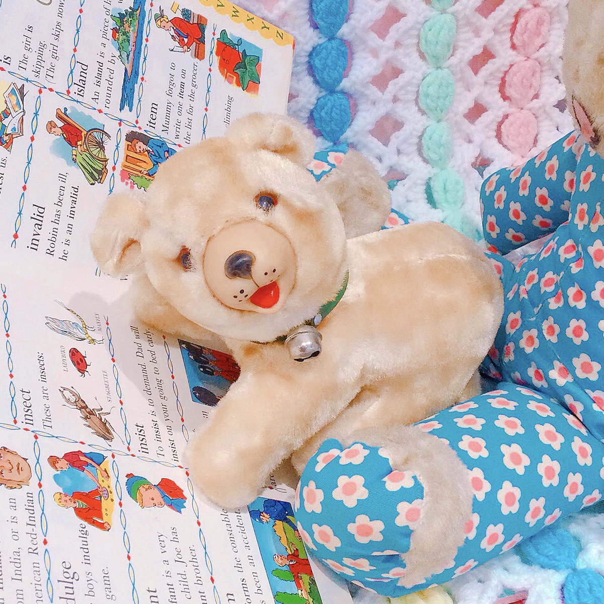 NEW＊アンティークテディベア】 甘えた表情と上目づかいが とびきり