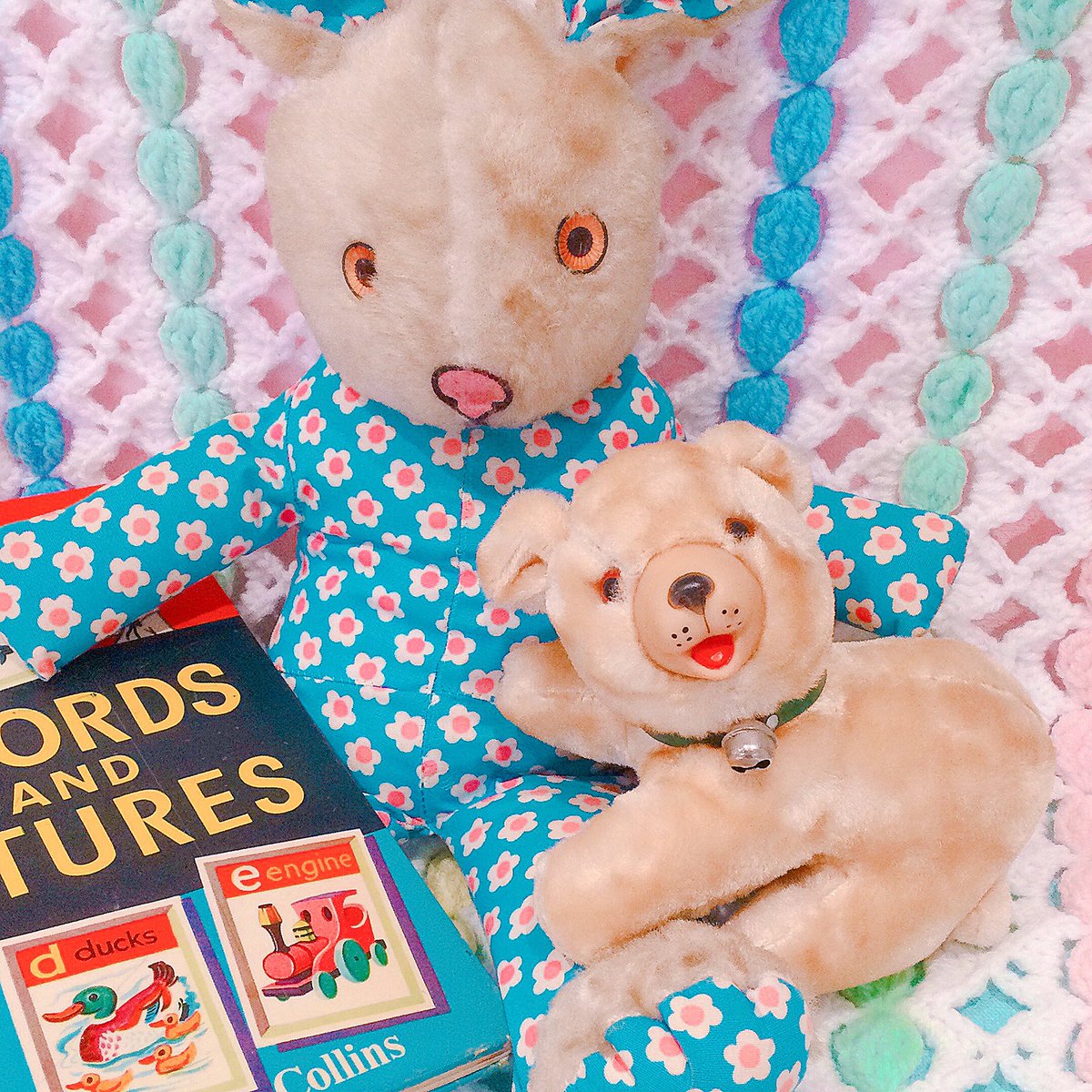 NEW＊アンティークテディベア】 甘えた表情と上目づかいが とびきり