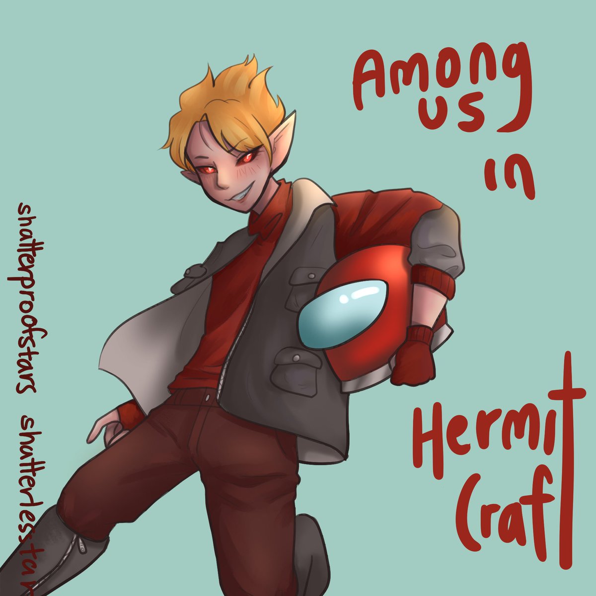 proteinkinasek's tweet photo. can't wait for @TangoTekLP 's among us in minecraft to be finished, it already looks amazing!! :D

#Hermitcraftfanart #HermitCraft https://t.co/iymDSPpDTx