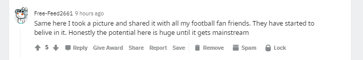 JoeBGrech's tweet photo. Cool Reddit response to the Chiliz LED at FC Barcelona.

$BAR ⚡️ $CHZ https://t.co/wiZDiyB8Mh