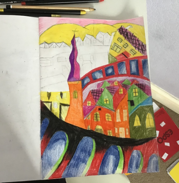 BenPartridgeBTP's tweet photo. Some great work in progress from 7MEV. Who are studying the artwork of Martyn Evans. Can't wait to see them finished! @CyresYr7 @StCyres_ADT #stcyreschat #remotelearning #livelessons https://t.co/flmapJp0B7