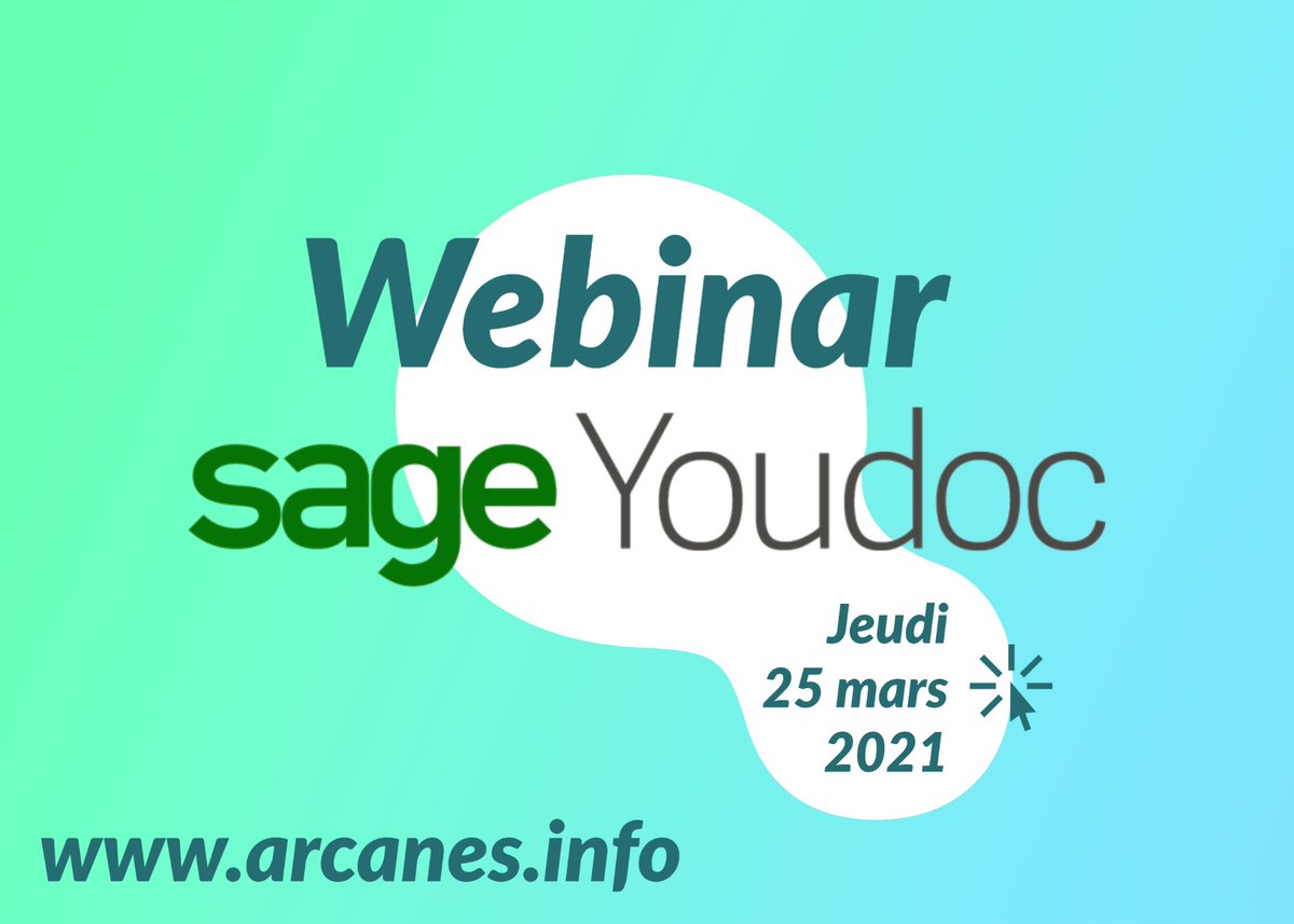 Pour tout savoir sur la #dématérialisation et la #GED avec #SageX3, rendez-vous jeudi 25 mars à 11h. Informations &amp; inscriptions 👉arcanes.info/actualites/web…
