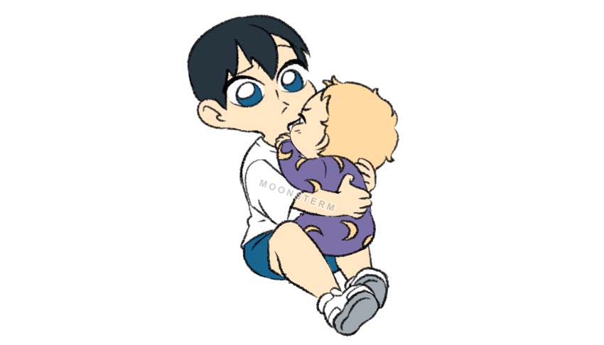 moonsterm4's tweet photo. What if Widdle Tobio met a baby Tsukki??????

#Haikyuu #haikyuufanart #kageyamatobio #tsukishimakei #sugawarakoushi #sawamuradaichi #WiddleTobio https://t.co/nw9J3b6crT