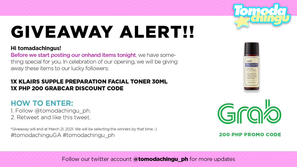 tomodachingu_ph's tweet photo. WHO LOVES GIVEAWAYS?! 😍😍😍

#tomodachinguGA #tomodachingu_ph https://t.co/PVA3xos6Lj