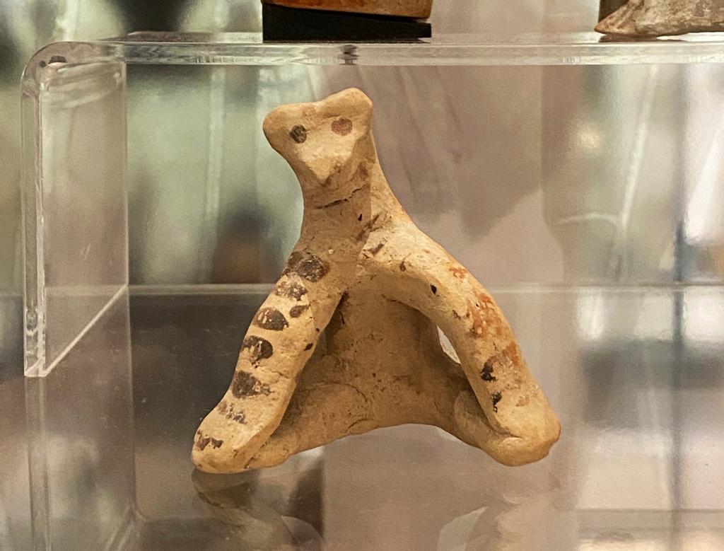 Good morning to everyone, but especially to this tiny terracotta monkey in our Greece gallery