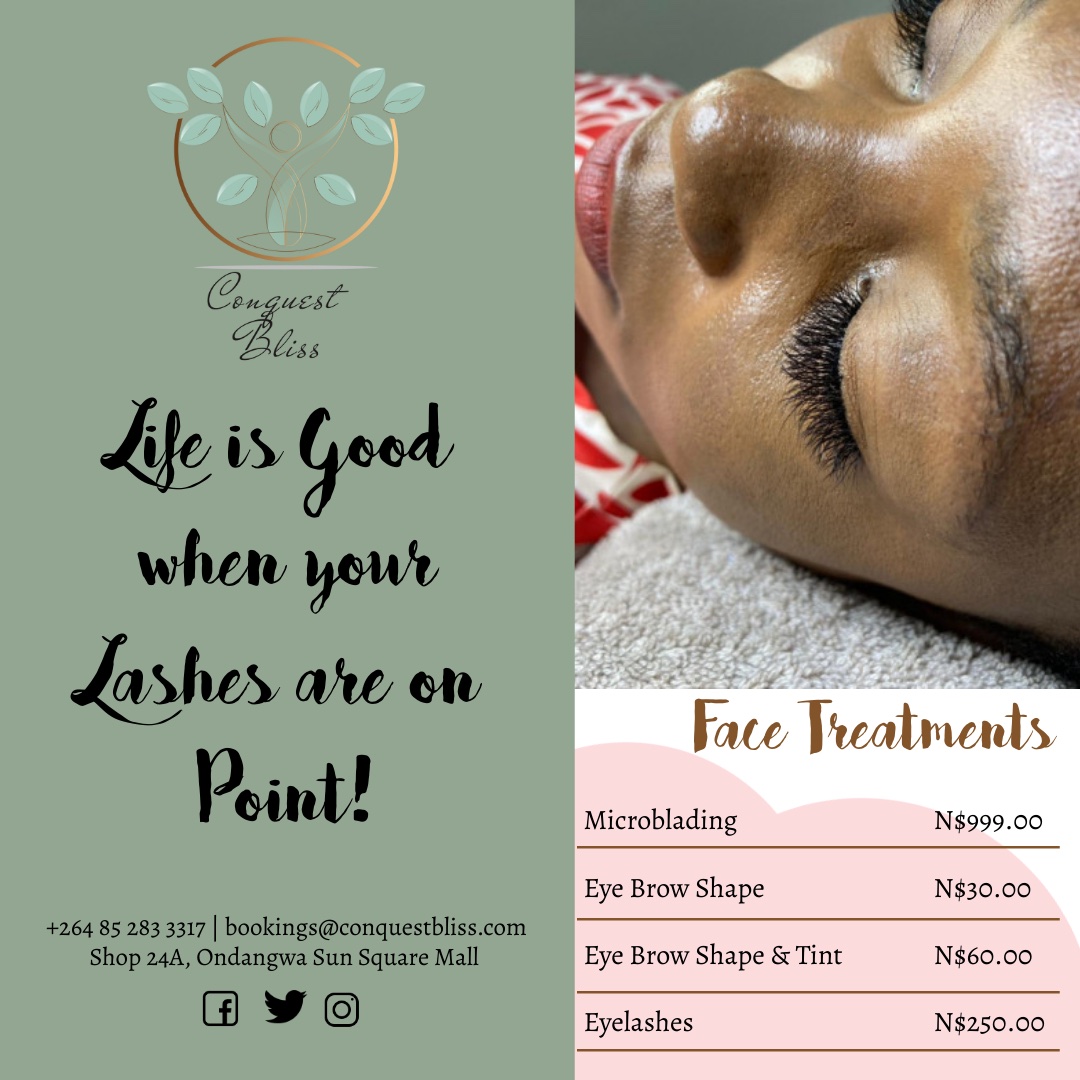 BlissConquest's tweet photo. Lashes make everything better.
 
Book an appointment
Cell: +264 85 283 3317
Email: bookings@conquestbliss.com
L: Shop 24A, Ondangwa, Sun Square Mall #ConquestBliss https://t.co/ZmPPs3TPZX