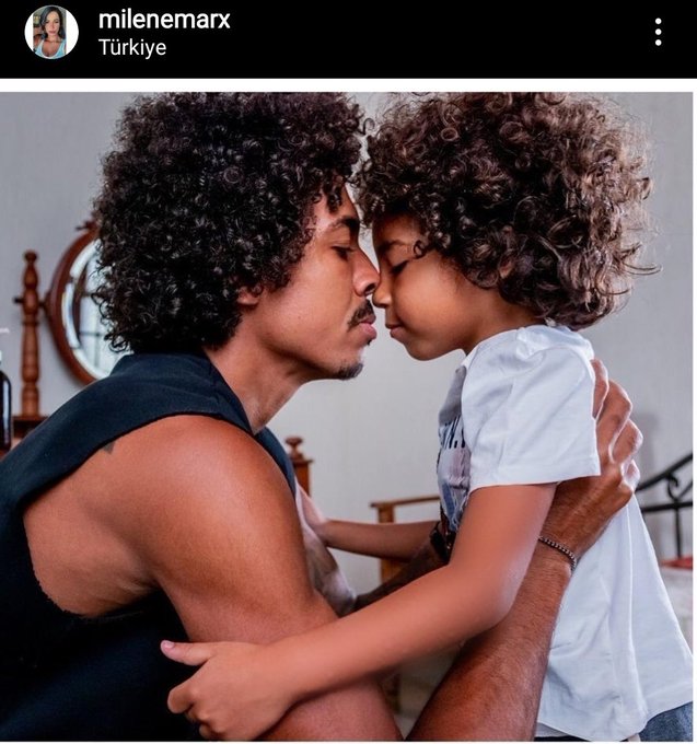 👨‍👦 Luiz Gustavo ve oğlu.