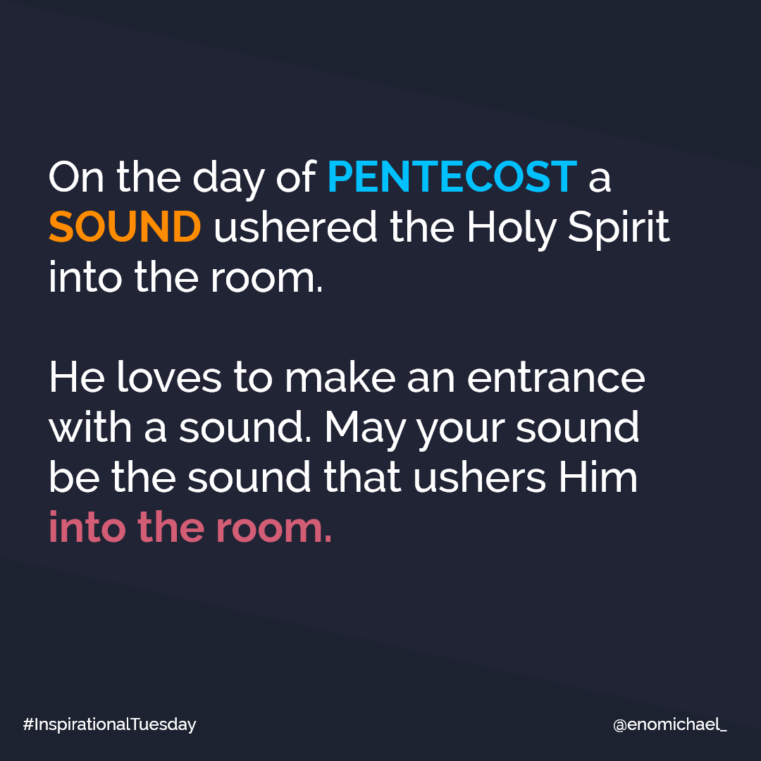 enomichael_'s tweet image. At the sound of your voice, at the sound of your praise and worship, may He show up and manifest His power for all to see.

#InspirationalTuesday #CeleratingTheHolyGhost #MySetTime #Linkkonmybio