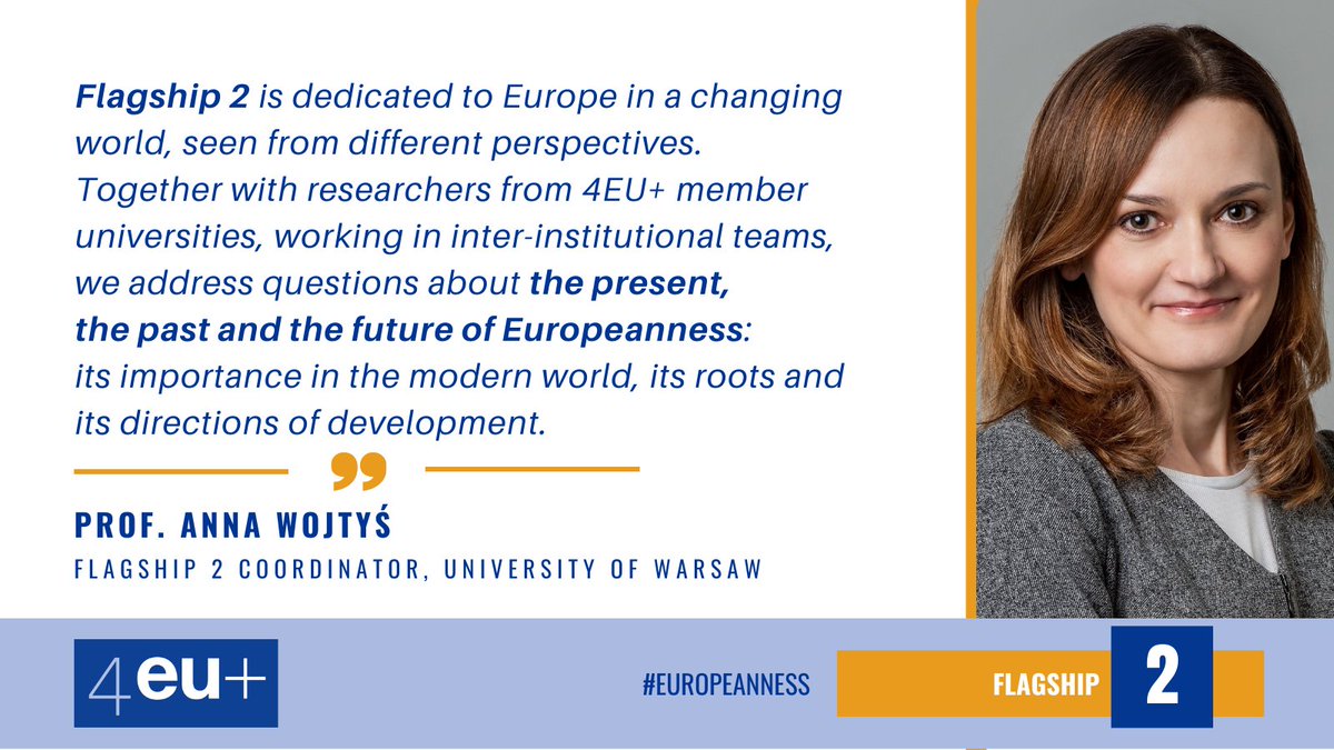 4EUplusAlliance's tweet photo. 🔹#Flagship2
🔹#Europeanness
🔹#EuropeanUniversity https://t.co/BKjKvq89p5