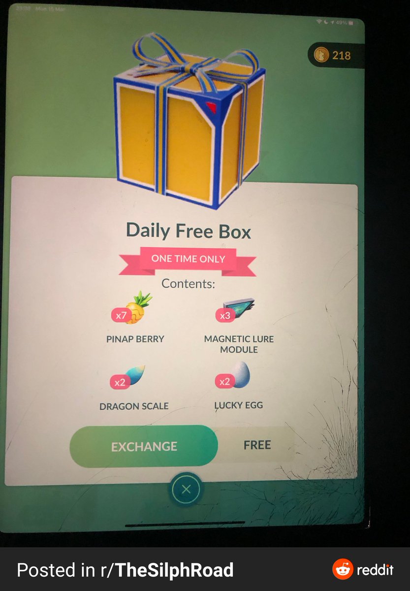 ポケモンgo攻略 みんポケ 現在試験的にデイリーボックスの中身の調整が行われていますが しあわせタマゴが入っていることもあるようです T Co Fmez6euizy