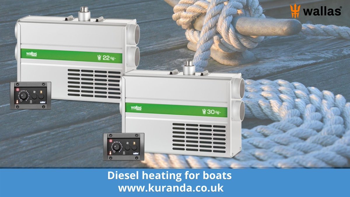 Wallas always chooses the best materials and components for its diesel heating and cooking products. Read more about the Wallas 22GB &amp; 30GB diesel heaters for boats.

kuranda.co.uk/blog/2020/12/0…

#wallas #yachts #boats #boating #dieselheater #dieselheating