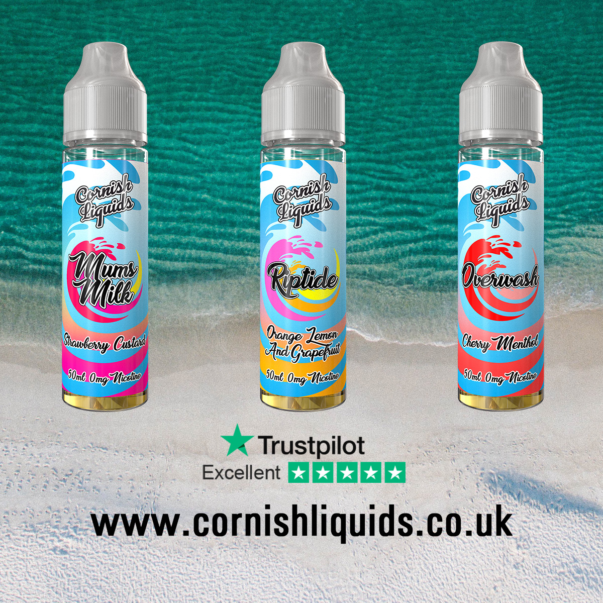 All of our classic flavours in a 50ml bottle perfect for popping in your pocket with some funky Cornish Flavours #eliquid #vapelife #vapelyfe #vapelove #vapejuice #vapenation #vapecommunity #vapeon #vapefam #vapedaily  bit.ly/3bP6sWS