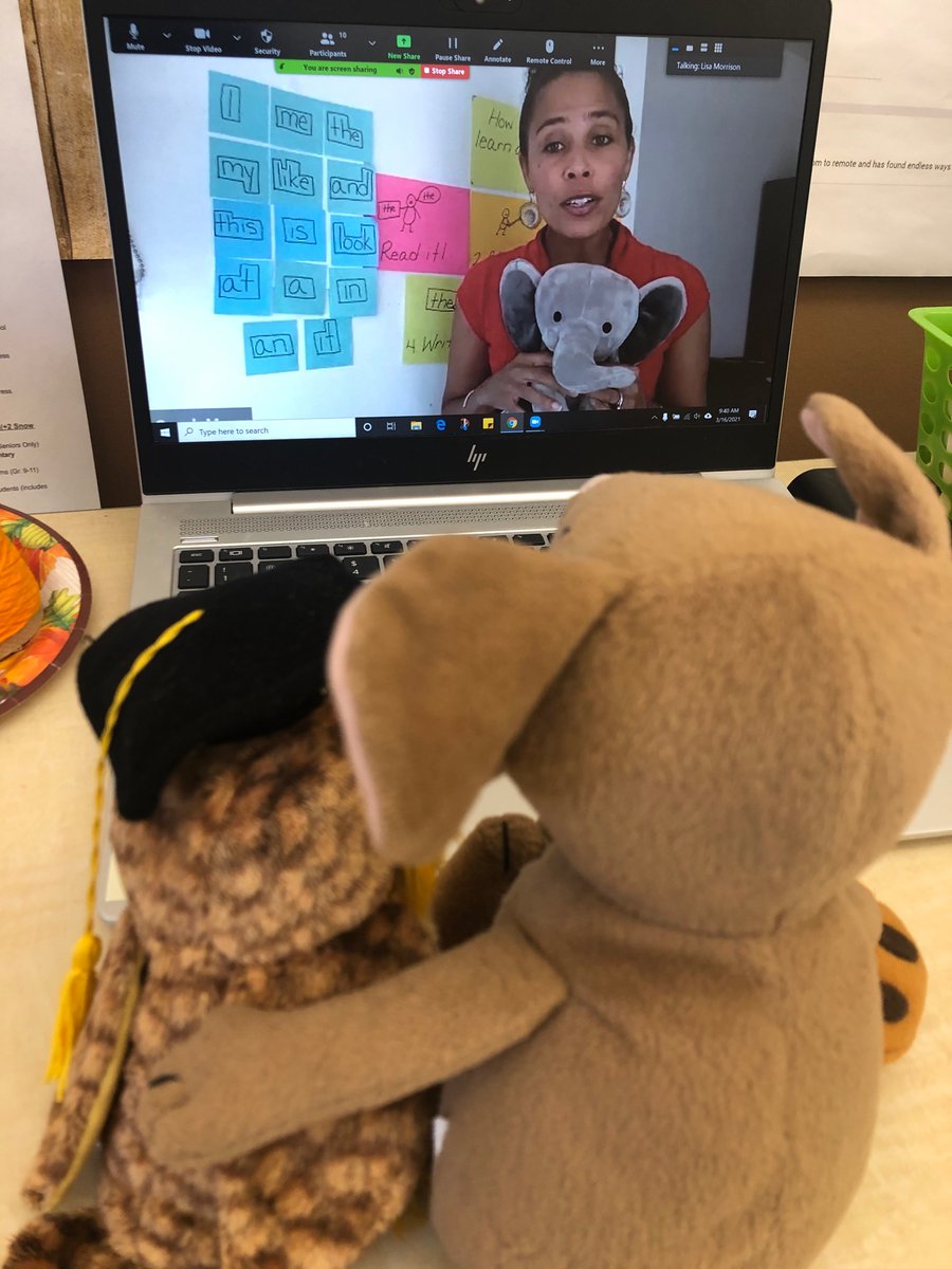 Remote K is celebrating completing our Phonics “Word Scientist” unit! The class loved having Word School with their stuffies and teaching them our Snap Words, great job readers! 👏👏👏