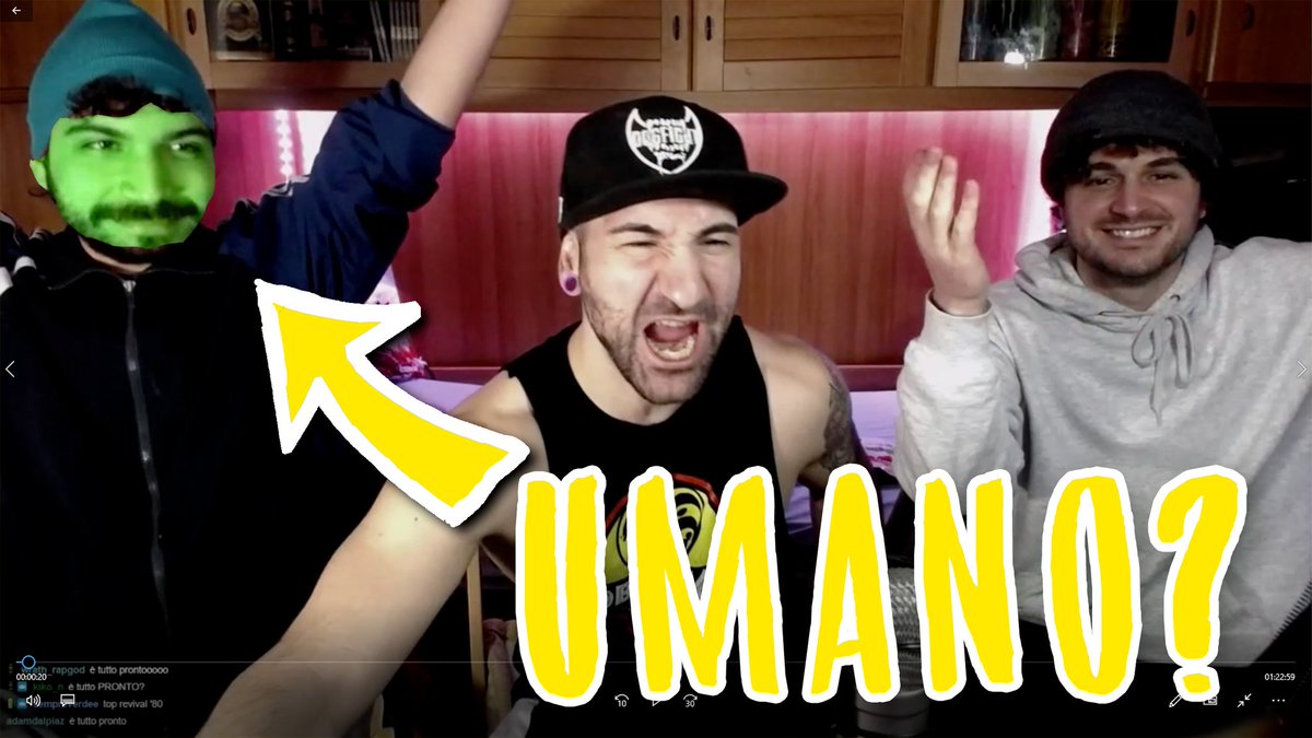 Dave Revan (@daverevan) on Twitter photo NUOVO VIDEO ASSAGGI con un <a href="/dudubbii/">Simone Santoro 🤡</a> DISUMANO 😱
youtu.be/U8nmKNw5_zM
Siamo tutti in pericolo?? NUOVO VIDEO ASSAGGI con un <a href="/dudubbii/">Simone Santoro 🤡</a> DISUMANO 😱
youtu.be/U8nmKNw5_zM
Siamo tutti in pericolo??