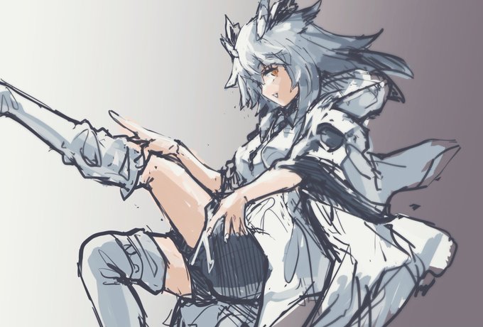 フィリオプシス
#アークナイツ版深夜の真剣お絵かき60分一本勝負 
#アークナイツ 