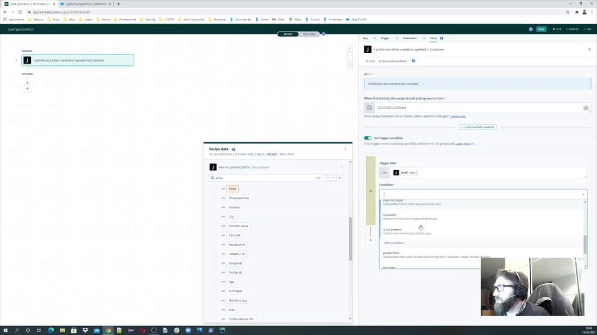 📣 #Jahia #StackConnect, #Workato et #Salesforce: Une recette pour synchroniser une prospect en Jahia vers Salesforce
buff.ly/38AY9vS

👀 Regardez,
📌 Abonnez-vous,
👍 Likez!

#cms #cdp #digital #java #tutoriels #automation #saas