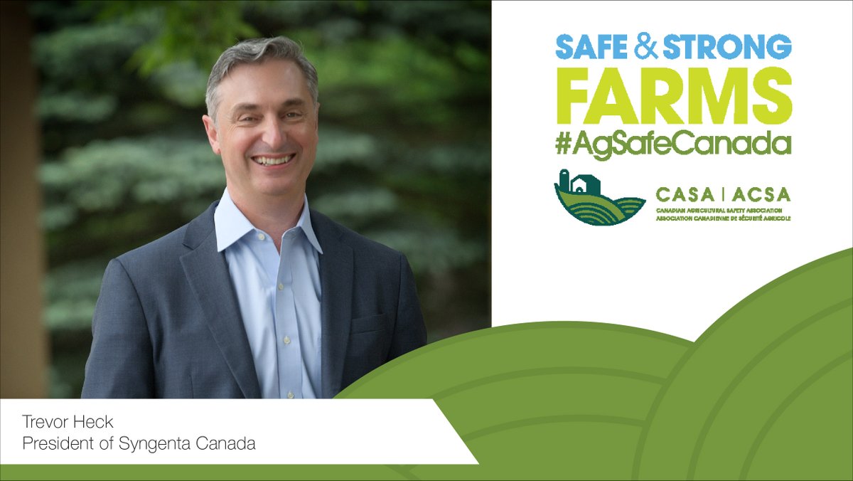 Ensure you’re well rested. Syngenta Canada’s President <a href="/TrevHeck/">Trevor Heck</a> says that mental health and wellbeing are just as critical as caring for the farm business. Make sure you’re taking breaks from work when you need rest. #AgSafeCanada #CASW21