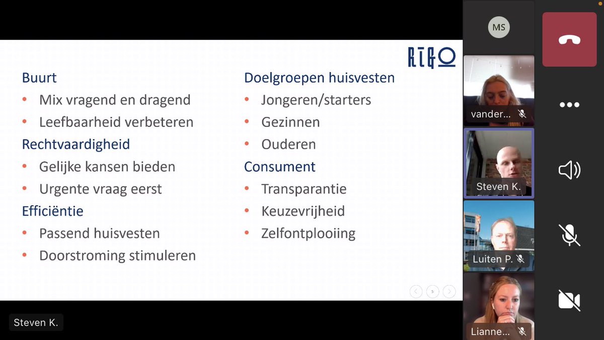 Met RIGO ontwikkelen onze strategen de matrix woonruimteverdeling. Vandaag een volgende stap gezet!