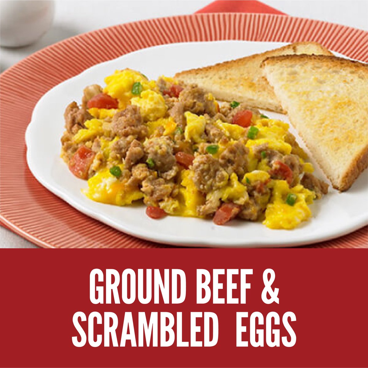 Protein is a nutrient that your body needs to grow, repair cells and to work properly. 

Protein is found in a wide range of food and it’s important that you get enough protein in your diet every day. 

Try these 3 meal ideas 
(🥩 Beef)