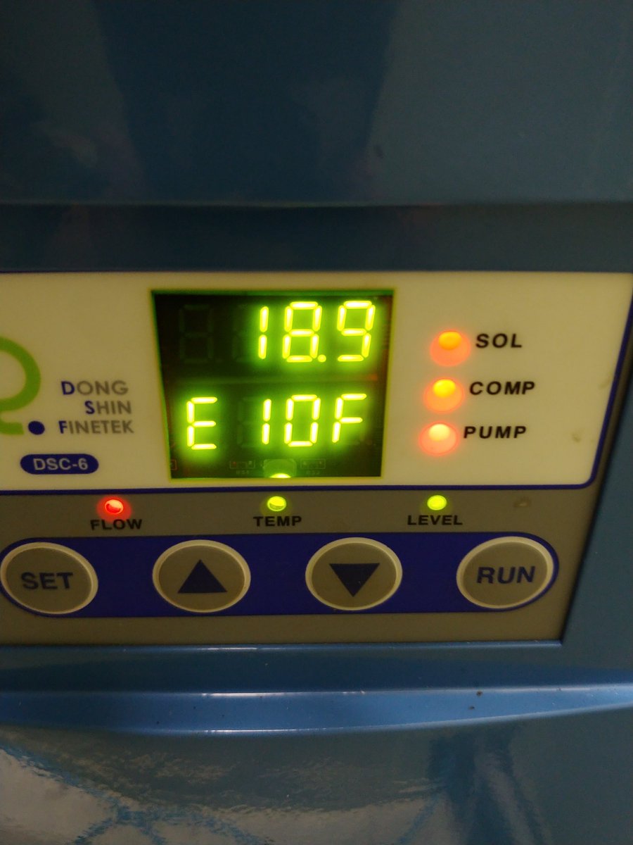 EMhistology's tweet image. chiller is down. Oh My TEM........#transmissionelectronmicroscopy #electronmicroscopy #TEM