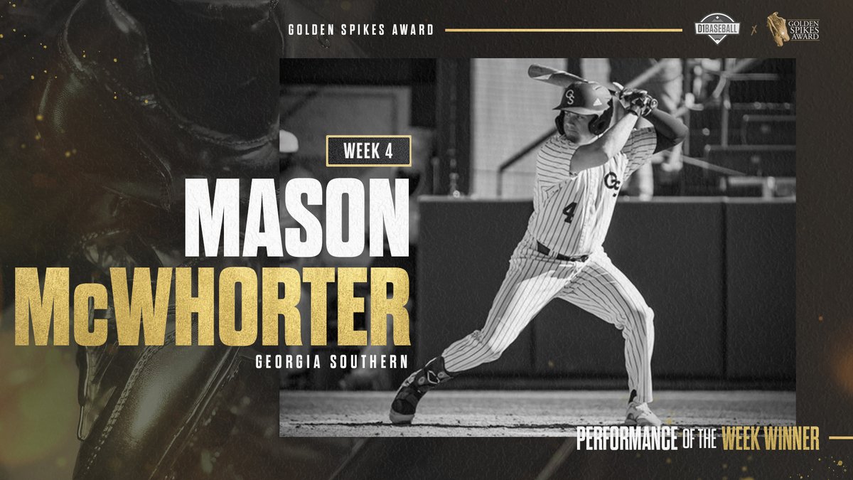 Golden Spikes Award tweet media