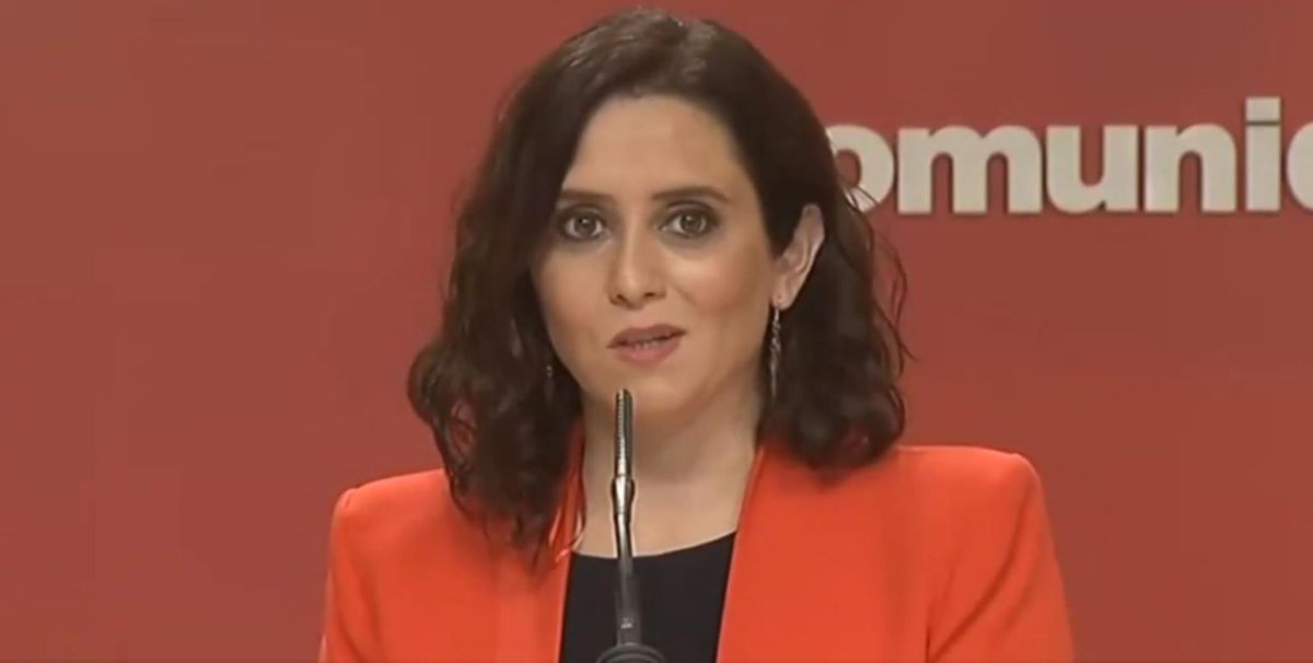 ecd_'s tweet photo. Ayuso: “España me debe una, hemos sacado a Pablo Iglesias de La Moncloa” https://t.co/lfdhxmJNeW https://t.co/X6GD15Wg6T