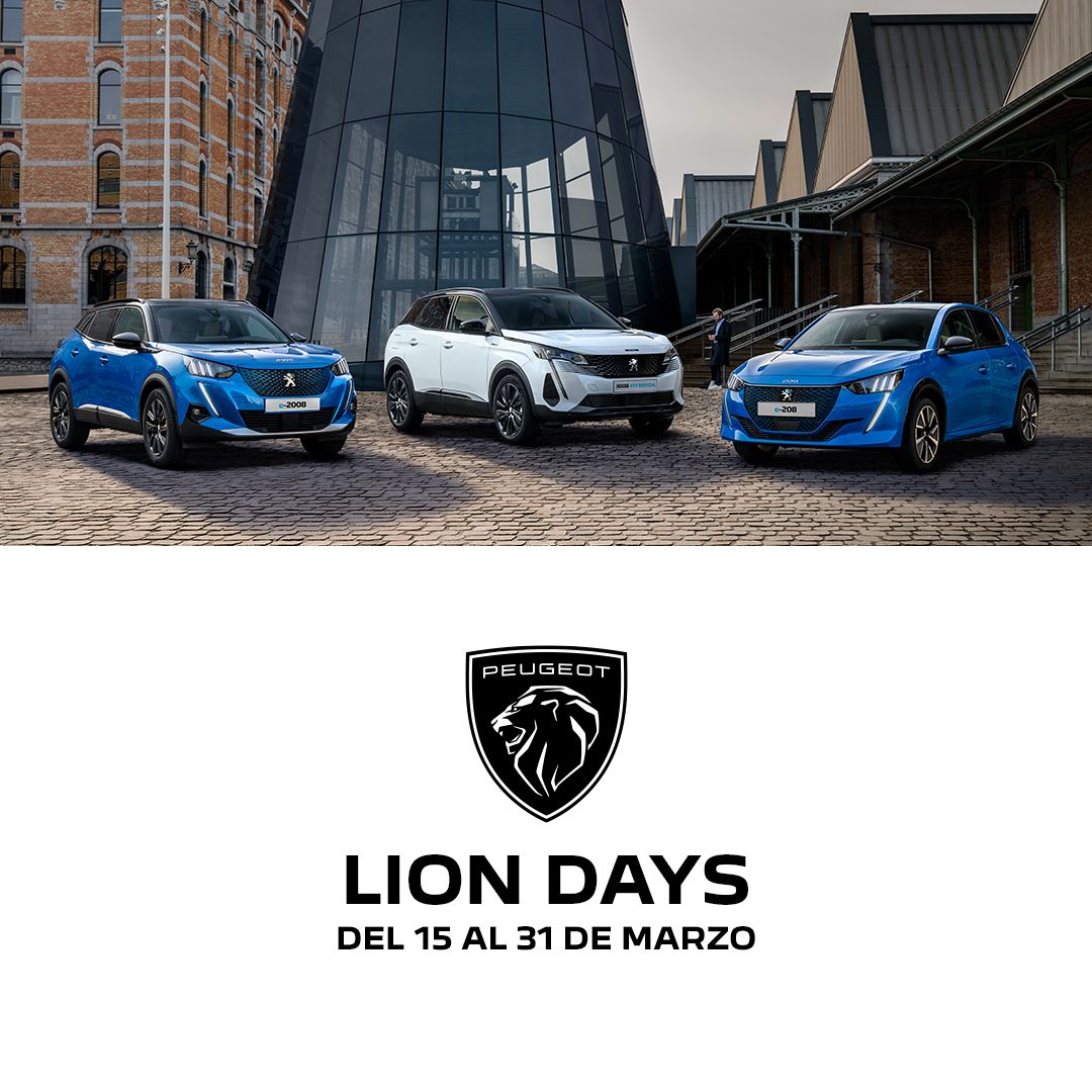Talauto's tweet image. Ya están aquí los Lion Days de #TalautoPeugeot. Ofertas exclusivas y limitadas en vehículos nuevos, seminuevos y en posventa. 
Del 15 al 31 de marzo ¡Inscríbete ya! 👉buff.ly/38La0aq