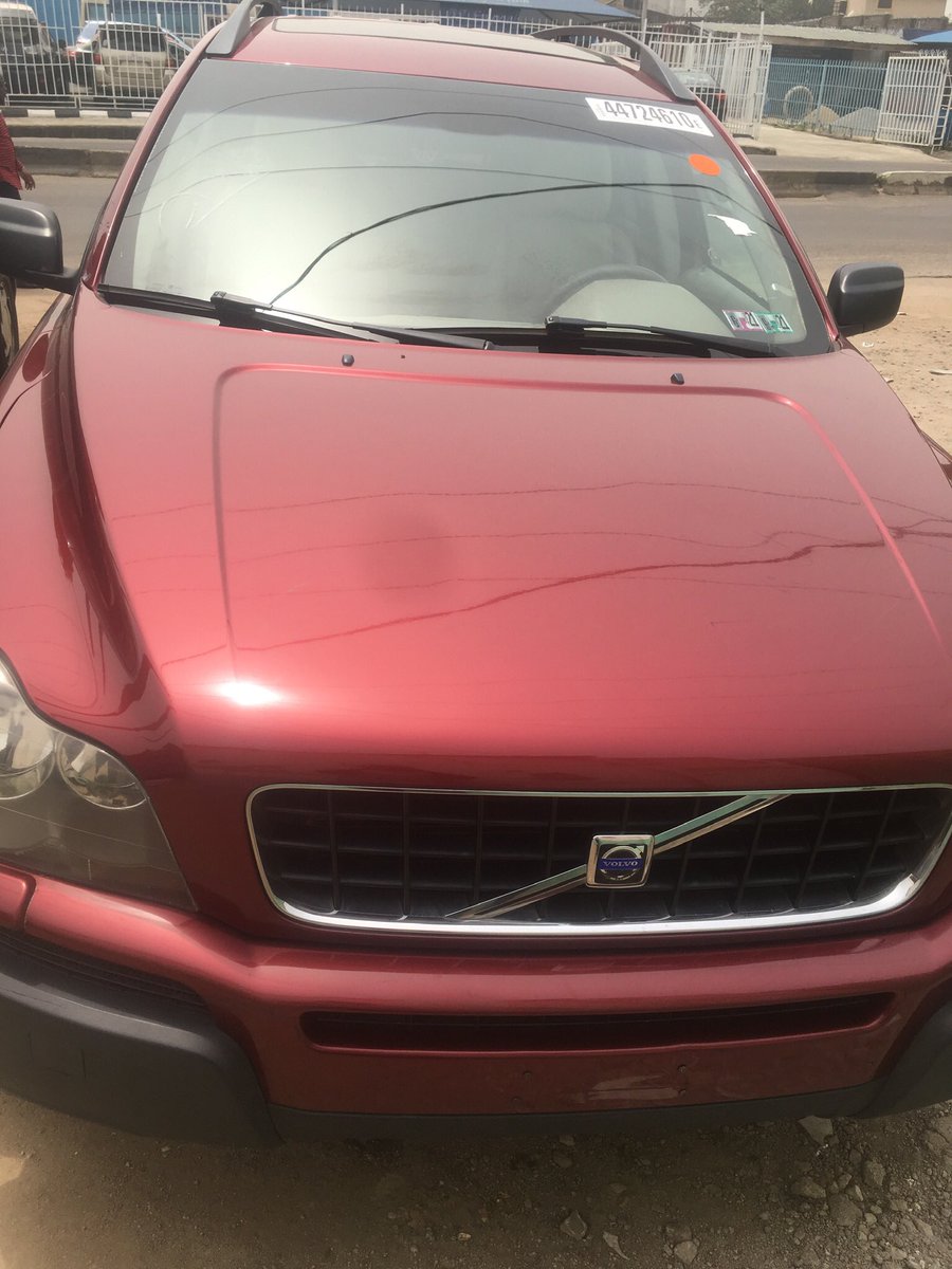 OrcbLimited's tweet image. Volvo XC90 2005 model Tokunbo, price: 3m but negotiable, if interested call 08180910184