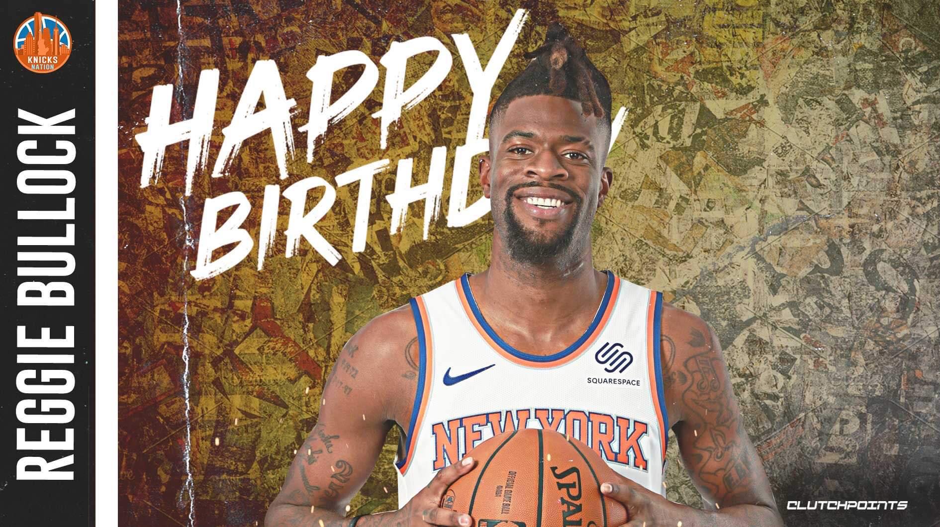 Join Knicks Nation in wishing Reggie Bullock a happy 30th birthday!  