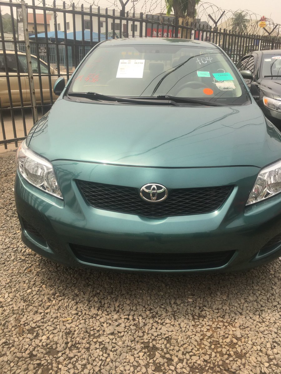 OrcbLimited's tweet image. Corolla 10 model Tokunbo, price: 3.8m but negotiable, if interested call 08180910184