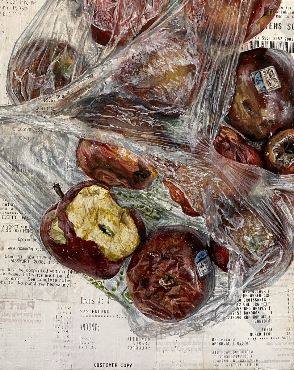 m_hauske's tweet photo. Congratulations to Jaserah for her TWO StateVASE qualifying artworks “Shop ‘till They Drop” and “The Trash Isn’t Hungry.” Her gorgeous acrylic paintings compete at State in April! #CHSArt #VASE21 #StateVASE21 #CISDOurstory #CISDArt #CHSRelentless @CoppellFineArts https://t.co/sk07E10leK