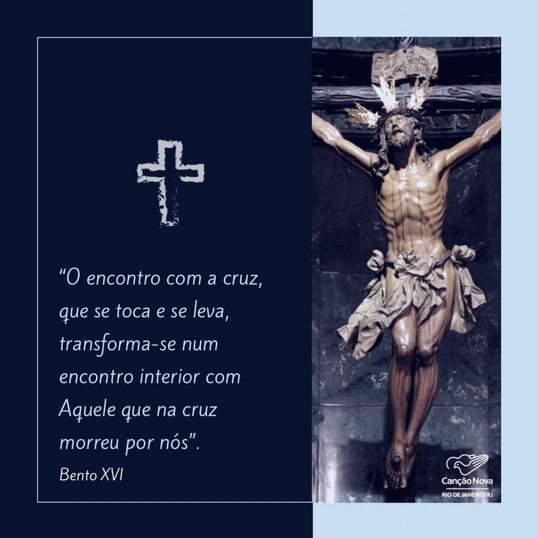 cancaonovario's tweet photo. Una hoje sua cruz à Cruz de Jesus.
Você não está sozinho, Ele carrega junto com você seus sofrimentos e angústias.
Coragem, não desanime!
#cancaonovario #cancaonova #cnrio #evangelizacao #quaresma #cruz #jesus #cristo #jesuscristo #salvação https://t.co/QbE5Fyiq6B