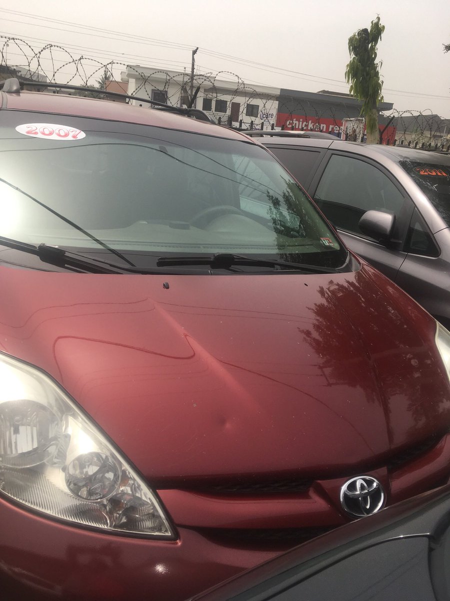 OrcbLimited's tweet image. Sienna 07 model Tokunbo, price: 3.2m but negotiable, if interested call 08180910184