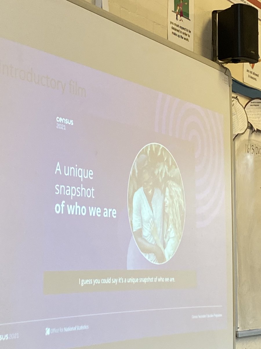 Happening this week. Townley Geography students engaging with census 2021. Let’s make our story count. #Census2021 #TownleyGeog