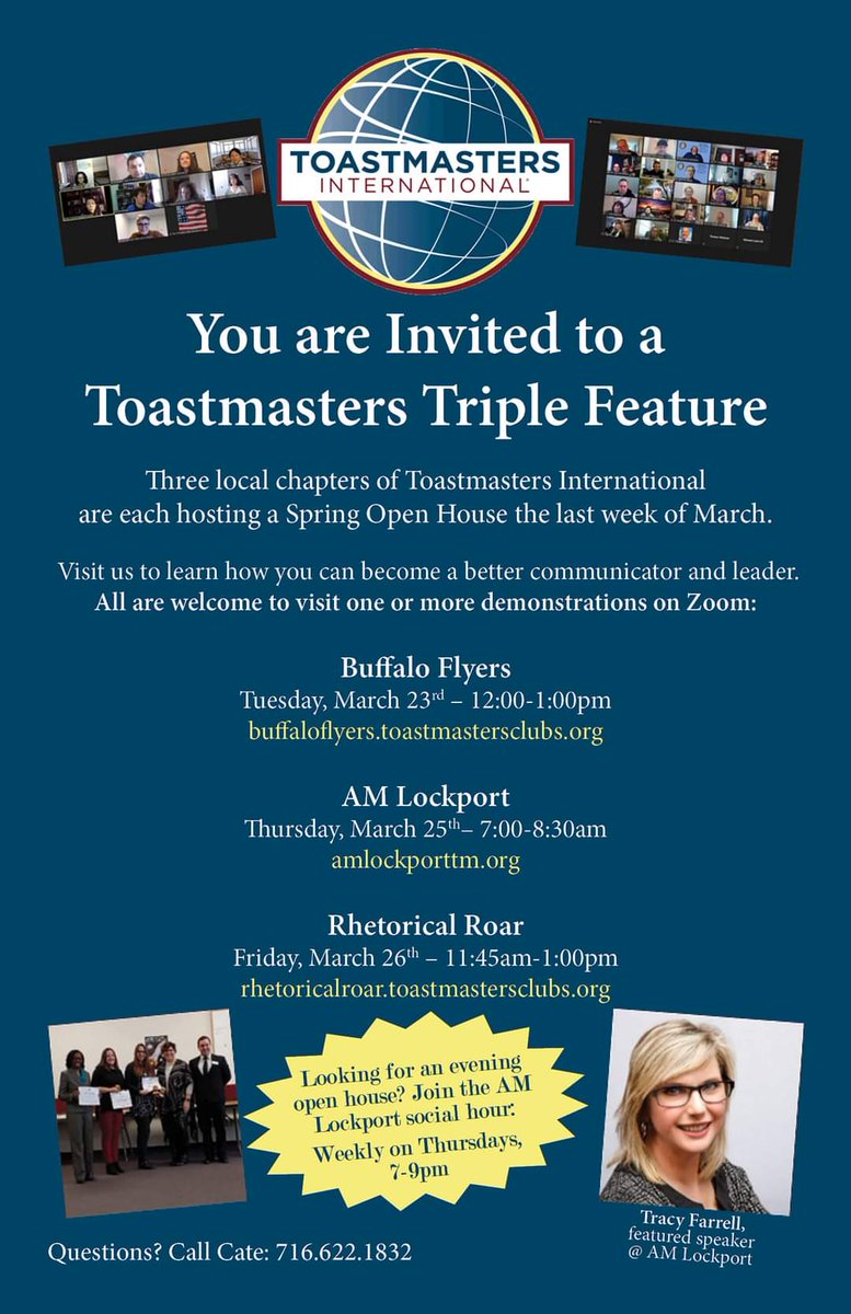 Here's the updated Open House Flyer! Spread the word to family and friends to join us next Friday! 😊