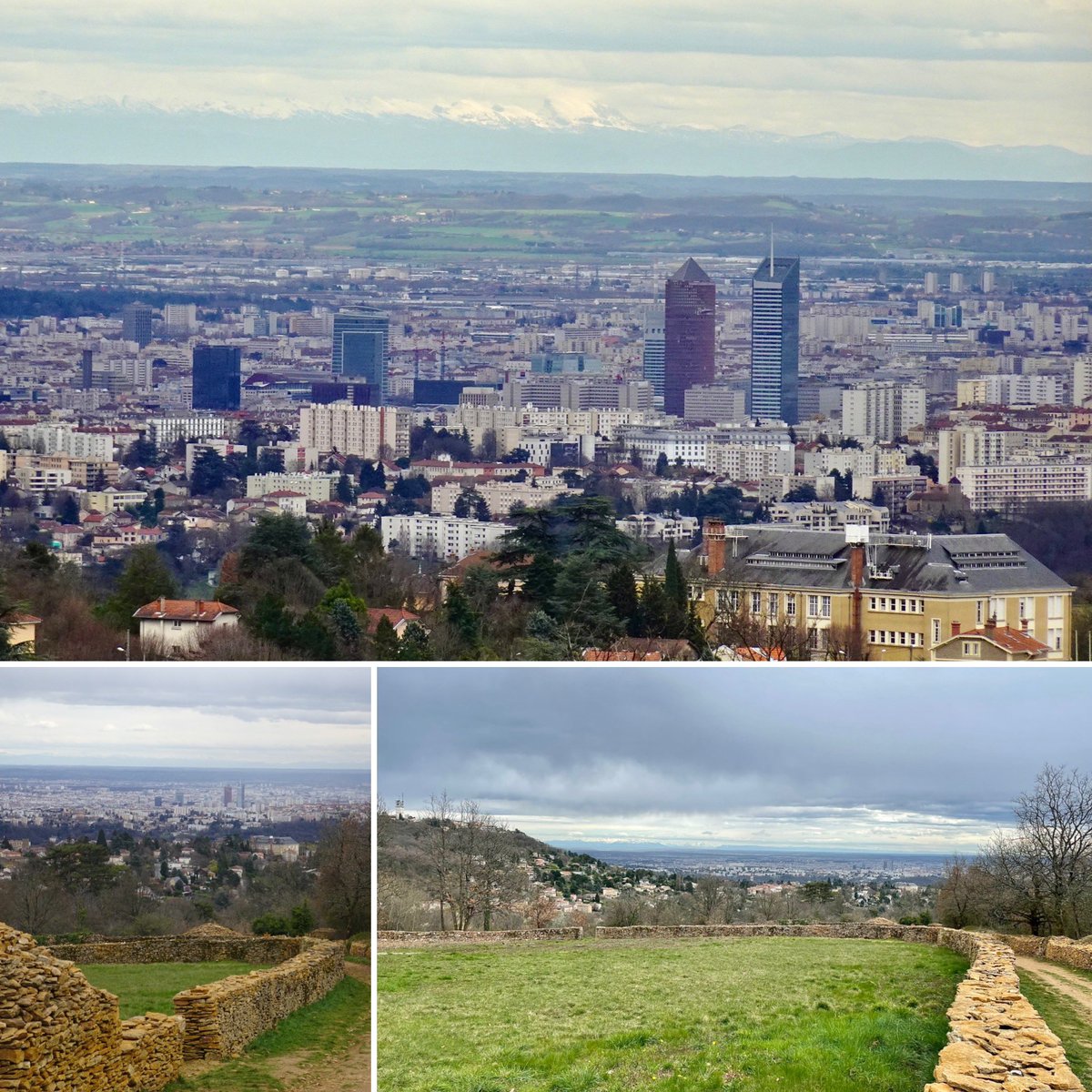 ville_man's tweet photo. Lyon vu depuis #saintcyraumontdor les chemins des #cabornes #Lyon #PartDieu #Incity #silex2 et loin le #Vercors #GrandeMoucherolle #GrandVeymont https://t.co/ESeIqyfvYo