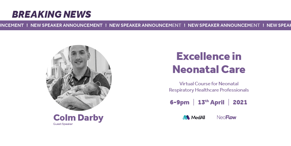 We are pleased to announce @DarbyColm will discuss Neonatal Vaccinations at @MedAllApp Excellence in Neonatal Care course.

Colm is an Advanced Neonatal Nurse Practitioner and is NI Chair of @NNAUK1

➡13th April
➡6-9pm
FREE!

🔗 bit.ly/3ePwlI5

#neonatalnursing