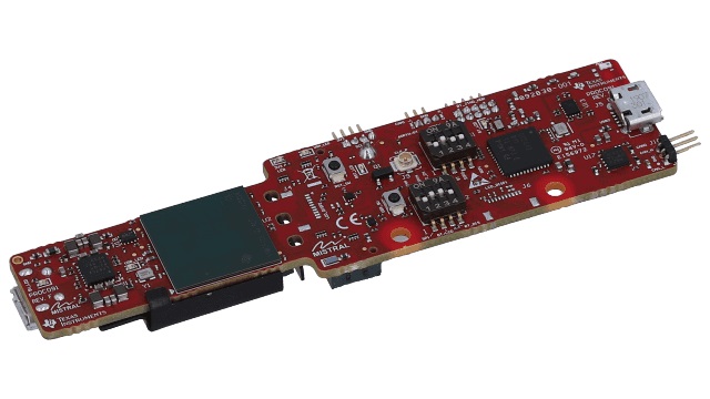 IWR6843 intelligent mmWave sensor antenna-on-package (AoP) evaluation module. Available at @TXInstruments https://t.co/zEn1oNfFFR https://t.co/PiHeshuYZF