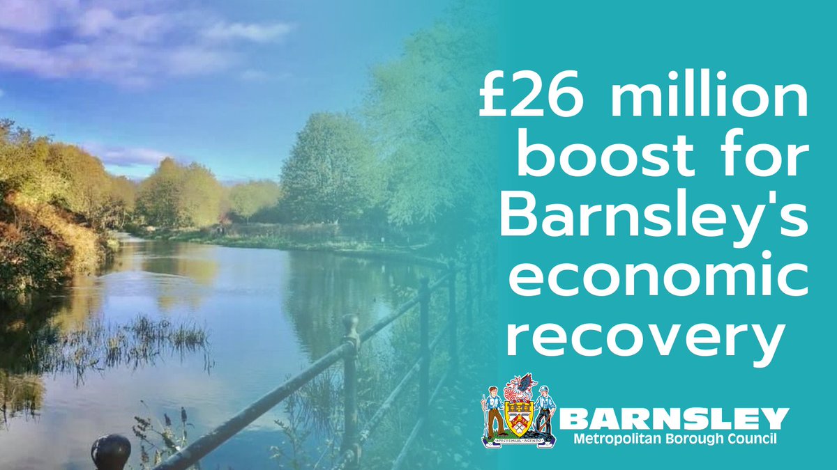 Great news for #Barnsley! We'll benefit from £26m to boost our recovery from the pandemic. 

It’s part of the plan agreed by @scr_mayor & Barnsley Council Leader Cllr Sir Steve Houghton CBE, alongside the leaders of councils in South Yorks. Read more: bit.ly/30QwkLH