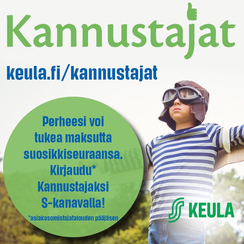 Pallo-Iirot on valittu Osuuskauppa Keulan Kannustajat -seuraksi 2021. 

Keula tukee lasten ja nuorten harrastamista - Tue sinäkin! 

Ilmoittautumalla Kannustajiin, voit tukea Pallo-Iirojen junioritoimintaa. 

Kiitämme kannustuksesta! 

#PalloIirot #Kannustajat #Keula